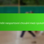 Jak řešit nesportovní chování mezi spoluhráči