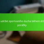 Jak udržet sportovního ducha během drtivé porážky