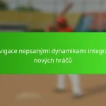 Navigace nepsanými dynamikami integrace nových hráčů