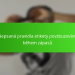 Nepsaná pravidla etikety povzbuzování během zápasů