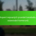 Pochopení nepsaných pravidel baseballu pro oslavování homerunů